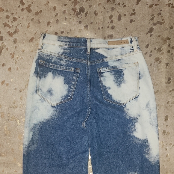 Cello Women's Blue and White Jeans - Picture 6 of 7